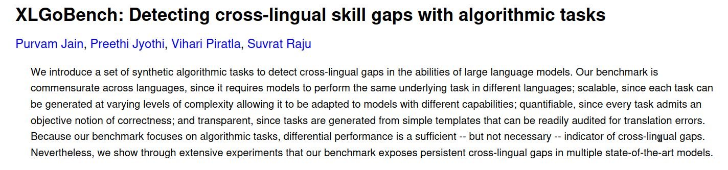 Media attached to: Measuring Cross-Lingual Gaps in LLMs